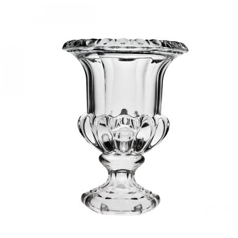 Vaso Decorativo com Pé em Cristal Ecológico Bud 26cmx20cm Dayhome Transparente Menor preço em Vaso Decorativo com Pé em Cristal Ecológico Bud 26cmx20cm Dayhome Transparente