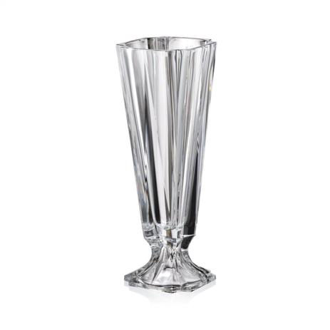 Vaso Decorativo com Pé em Cristal Ecológico Metropolitan 43,5cmx15cm Dayhome Transparente Menor preço em Vaso Decorativo com Pé em Cristal Ecológico Metropolitan 43,5cmx15cm Dayhome Transparente