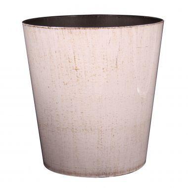 Vaso decorativo em plastico branco 16,5cm x 12,5cm x 17cm - Btc decor Menor preço em Vaso decorativo em plastico branco 16,5cm x 12,5cm x 17cm - Btc decor