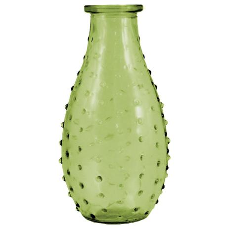 Vaso Decorativo Mini Solitário Vidro Verde Bolinhas 14cm Mimo - Mimo style Menor preço em Vaso Decorativo Mini Solitário Vidro Verde Bolinhas 14cm Mimo - Mimo style