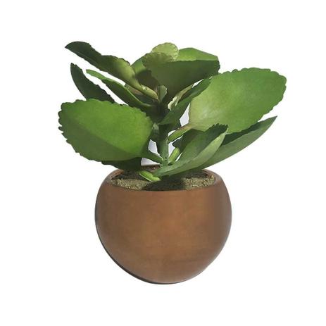 Vaso Decorativo Planta Suculenta Verde 12cm - D'Rossi Menor preço em Vaso Decorativo Planta Suculenta Verde 12cm - D'Rossi