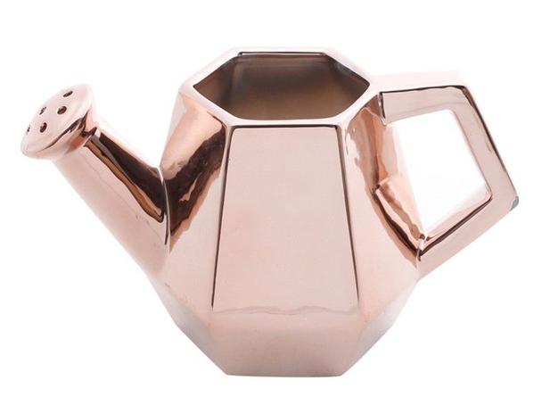 Vaso Decorativo Redondo Rose Gold 11cm de Altura - Prestige Regador