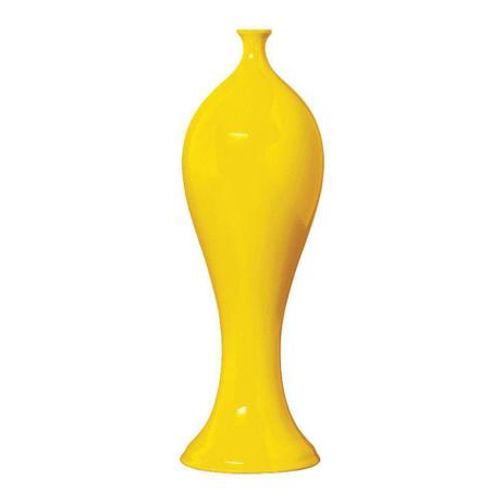 Vaso Decorativo Rivieira Slin Amarelo - Cerâmica Ana Maria Menor preço em Vaso Decorativo Rivieira Slin Amarelo - Cerâmica Ana Maria
