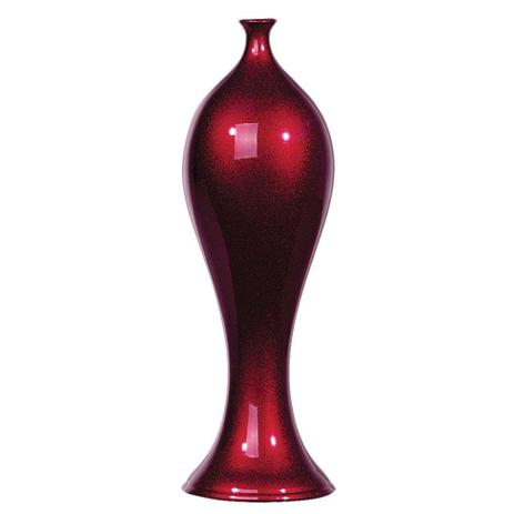 Vaso Decorativo Rivieira Slin Vermelho Cromo - Cerâmica ana maria Menor preço em Vaso Decorativo Rivieira Slin Vermelho Cromo - Cerâmica ana maria
