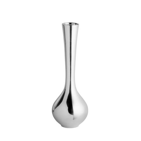 Vaso Decorativo Solitário De Latão 11cm Prateado Wolff Menor preço em Vaso Decorativo Solitário De Latão 11cm Prateado Wolff
