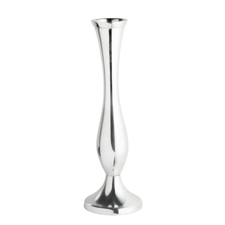 Vaso Decorativo Solitário De Latão 17.5cm Prateado Wolff Menor preço em Vaso Decorativo Solitário De Latão 17.5cm Prateado Wolff