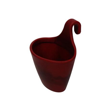 Vaso em Polietileno Varanda 38x26cm Antique Vermelho - Vasart Menor preço em Vaso em Polietileno Varanda 38x26cm Antique Vermelho - Vasart