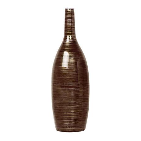 Vaso Garrafa 40 cm Terra - Cerâmica Ana Maria Menor preço em Vaso Garrafa 40 cm Terra - Cerâmica Ana Maria