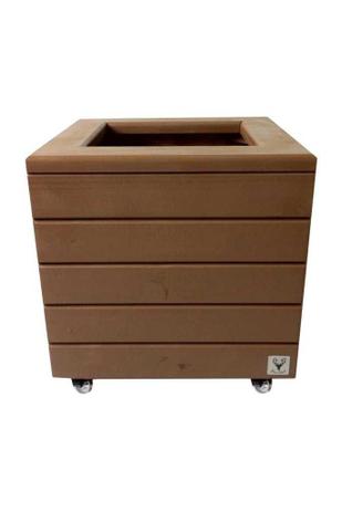 Vaso Madeira Rodinha Cachepot Alce Couch Marrom 42x40x40 Menor preço em Vaso Madeira Rodinha Cachepot Alce Couch Marrom 42x40x40