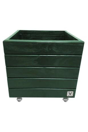 Vaso Madeira Rodinha Cachepot Alce Couch Verde 40x40x40 Menor preço em Vaso Madeira Rodinha Cachepot Alce Couch Verde 40x40x40
