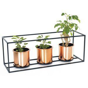 Vaso metal/plastico geo forms 3 retangular cobre 51 x 16,5 x 18,5 cm - Urban Menor preço em Vaso metal/plastico geo forms 3 retangular cobre 51 x 16,5 x 18,5 cm - Urban