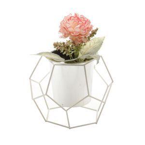Vaso metal/plastico geo forms octagonal prata 16,4 x 13,2 x 16,8 cm - Urban Menor preço em Vaso metal/plastico geo forms octagonal prata 16,4 x 13,2 x 16,8 cm - Urban