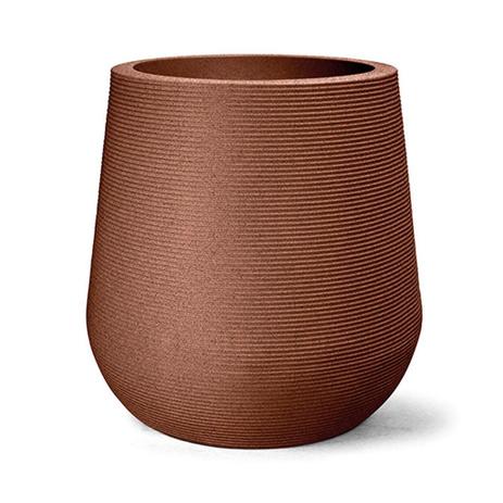 Vaso Riscatto Redondo Alto N34 Ferrugem 35x28 - Nutriplan Menor preço em Vaso Riscatto Redondo Alto N34 Ferrugem 35x28 - Nutriplan