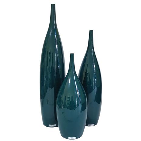 Vasos Decorativos Verde Jade Cerâmica Mazzotti Tipo Garrafa 48 3 Peças Menor preço em Vasos Decorativos Verde Jade Cerâmica Mazzotti Tipo Garrafa 48 3 Peças