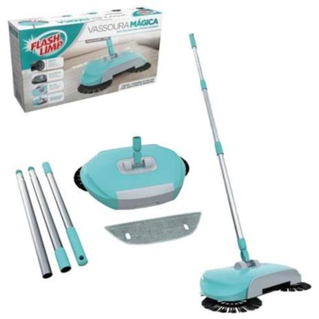Vassoura Magica Limpa 360º Com Cerdas Giratoria E Base Flexi - Clink Menor preço em Vassoura Magica Limpa 360º Com Cerdas Giratoria E Base Flexi - Clink