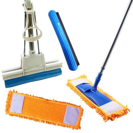 Vassoura Mop Com Refil + Rodo Mágico 27 Com 1 Refil Extra - Vendasshop utensilios de limpeza Menor preço em Vassoura Mop Com Refil + Rodo Mágico 27 Com 1 Refil Extra - Vendasshop utensilios de limpeza