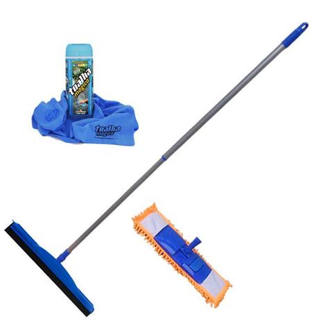 Vassoura Mop +Toalha Mágica +Rodo Borracha Dupla - Vendasshop utensilios de limpeza Menor preço em Vassoura Mop +Toalha Mágica +Rodo Borracha Dupla - Vendasshop utensilios de limpeza