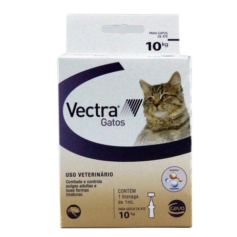 Menor preço em Vectra Antipulgas Gatos até 10kg Ceva