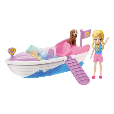 Veículo e Boneca - Polly Pocket - Polly e Lancha - Mattel é boa?