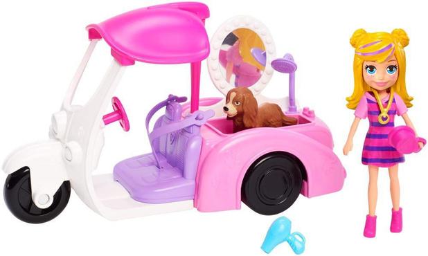 Veículo e Boneca - Polly Pocket - Veículo Para Banho De Cachorro - Mattel Menor preço em Veículo e Boneca - Polly Pocket - Veículo Para Banho De Cachorro - Mattel