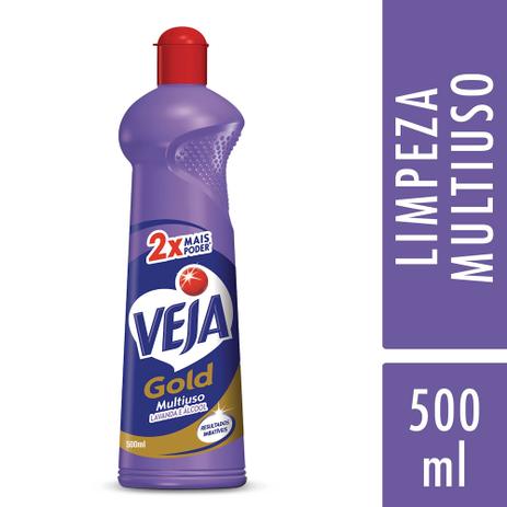 Veja Gold Multiuso Lavanda e lcool Squeeze 500ml Menor preço em Veja Gold Multiuso Lavanda e lcool Squeeze 500ml