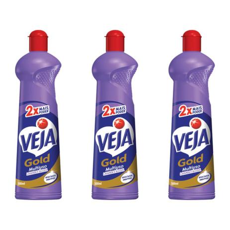 Veja Lavanda / Álcool Multiuso 500ml (Kit C/03) Menor preço em Veja Lavanda / Álcool Multiuso 500ml (Kit C/03)