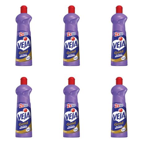 Veja Lavanda / Álcool Multiuso 500ml (Kit C/06) Menor preço em Veja Lavanda / Álcool Multiuso 500ml (Kit C/06)
