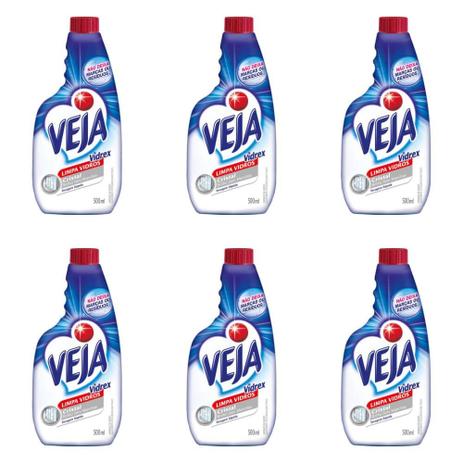 Veja Vidrex Limpa Vidros Cristal Refil 500ml (Kit C/06) é boa?
