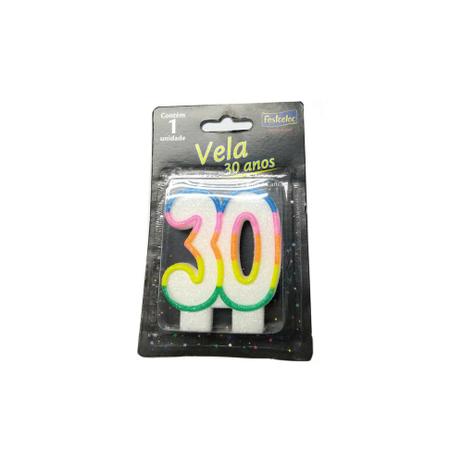 Vela 30 anos com Glitter Festcolor é boa?