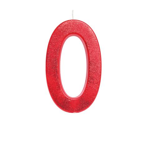 Vela Aniversario Grande N0 Vermelho C/Glitter Dec. Festas - Cromus Menor preço em Vela Aniversario Grande N0 Vermelho C/Glitter Dec. Festas - Cromus