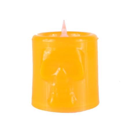 Vela Artificial Halloween Laranja Sortidas - Aluá festas é boa?