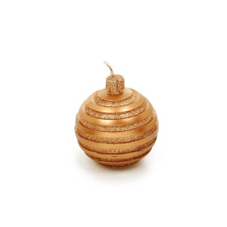Vela Bola Decoração Natal 7Cm Cobre - Cromus Menor preço em Vela Bola Decoração Natal 7Cm Cobre - Cromus