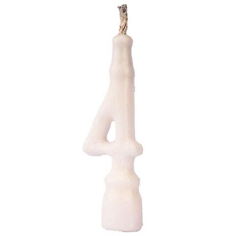 Vela Cera Branca No 4 - Regina Menor preço em Vela Cera Branca No 4 - Regina