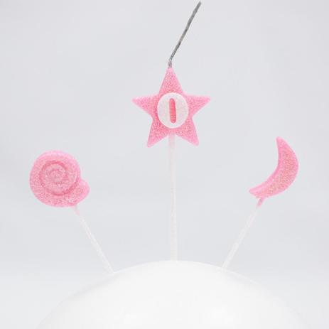 Vela de Aniversário Estrela Nº 0 Rosa 3 Unidades - Nossa Festa Menor preço em Vela de Aniversário Estrela Nº 0 Rosa 3 Unidades - Nossa Festa
