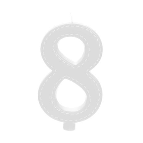 Vela Grande N8 Branco Decoração Festas - Cromus Menor preço em Vela Grande N8 Branco Decoração Festas - Cromus