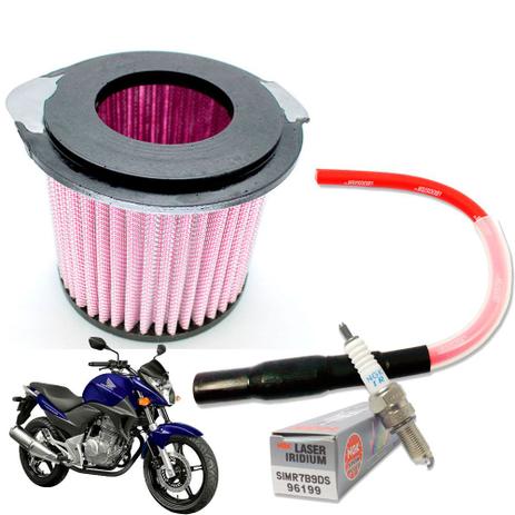 Vela Iridium CB 300 Flex Filtro Ar Esportivo Cabo Ibooster - Ngk + royale Menor preço em Vela Iridium CB 300 Flex Filtro Ar Esportivo Cabo Ibooster - Ngk + royale