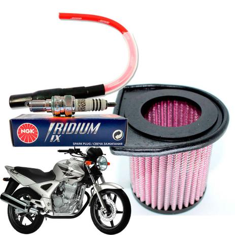 Vela Iridium Twister 250 + Filtro Ar Esportivo Cabo Ibooster - Ngk + royale Menor preço em Vela Iridium Twister 250 + Filtro Ar Esportivo Cabo Ibooster - Ngk + royale
