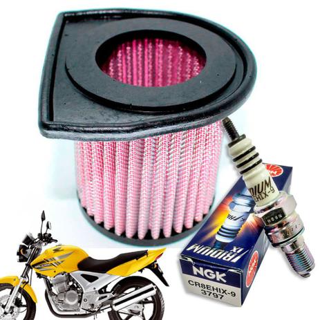 Vela Iridium Twister 250 + Filtro de Ar Esportivo Royale - Ngk + Royale Menor preço em Vela Iridium Twister 250 + Filtro de Ar Esportivo Royale - Ngk + Royale