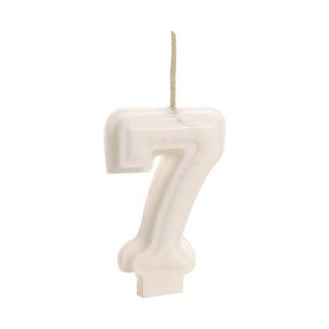 Menor preço em Vela N7 Rococo Branco/Branco Decoração Festas - Cromus