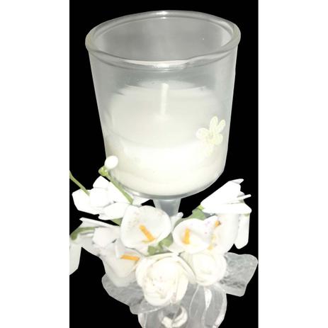 Vela Parafina Decora Mesa Festa Media Flor Branca Kit Com 15 (WL-B) - Braslu Menor preço em Vela Parafina Decora Mesa Festa Media Flor Branca Kit Com 15 (WL-B) - Braslu