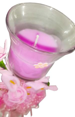 Vela Parafina Decora Mesa Festa Media Flor Rosa Kit Com 8 (WL-B/KIT) - Braslu Menor preço em Vela Parafina Decora Mesa Festa Media Flor Rosa Kit Com 8 (WL-B/KIT) - Braslu