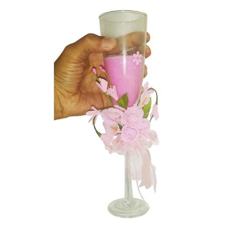 Vela Parafina Perfumada Decorativa Grande Fragrancia Flores Rosa (WL-A) - Braslu Menor preço em Vela Parafina Perfumada Decorativa Grande Fragrancia Flores Rosa (WL-A) - Braslu