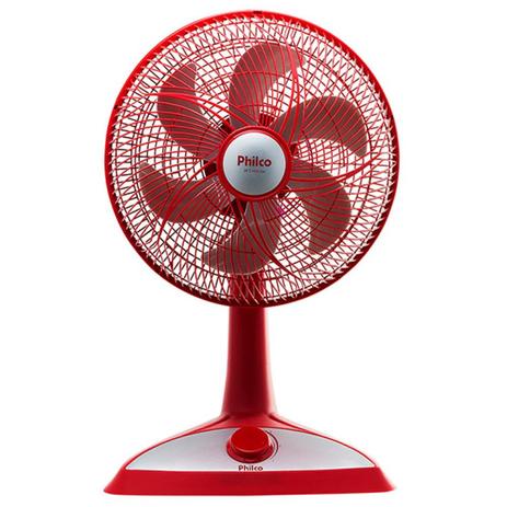 Ventilador 30 Turbo Zes Vermelho 3 Velocidades Philco 127V Menor preço em Ventilador 30 Turbo Zes Vermelho 3 Velocidades Philco 127V