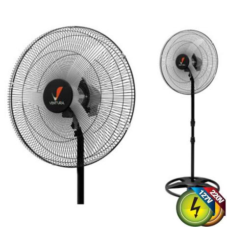 Ventilador De Coluna Osc. Preto Ventura Biv 60cm Ventidelta Menor preço em Ventilador De Coluna Osc. Preto Ventura Biv 60cm Ventidelta