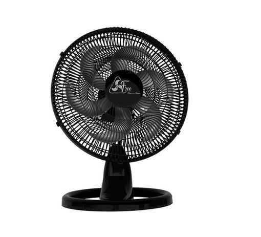 VENTILADOR DE MESA (2X1) 40cm DELTA FREE 140 Watts GRADE PLÁSTICA PRETO VENTI-DELTA Menor preço em VENTILADOR DE MESA (2X1) 40cm DELTA FREE 140 Watts GRADE PLÁSTICA PRETO VENTI-DELTA