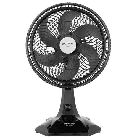 Ventilador de Mesa Britânia 30cm B30 Turbo Preto 220V