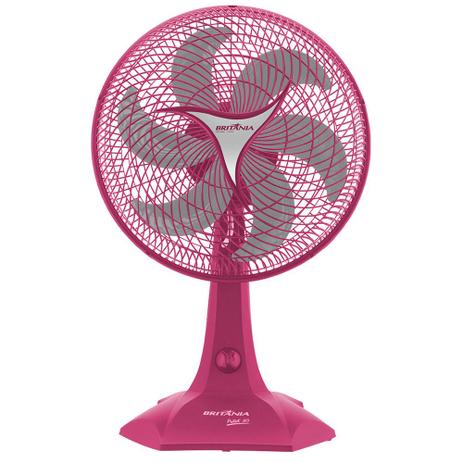 Ventilador de Mesa Britânia Protect 30 Six com 3 Velocidades - Rosa Menor preço em Ventilador de Mesa Britânia Protect 30 Six com 3 Velocidades - Rosa