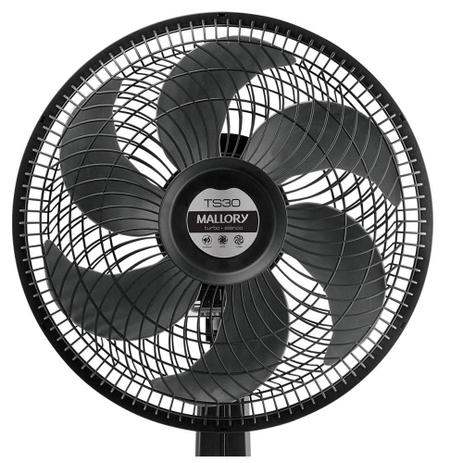 Ventilador de Mesa Mallory 30cm TS30 Preto