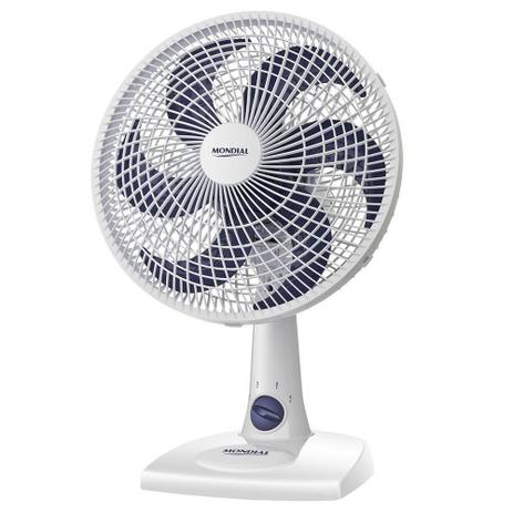 Ventilador de Mesa Mondial 30cm NV-15 Branco/Azul