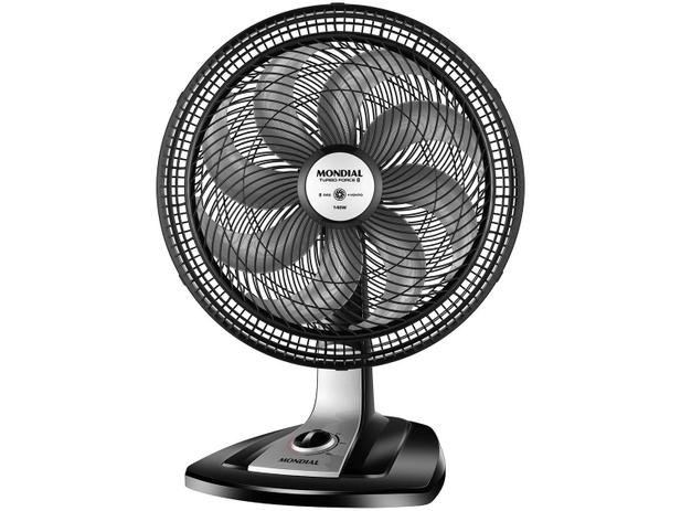 Ventilador de Mesa Mondial Turbo Force 8 - NVT-40-8P 40cm 3 Velocidades Menor preço em Ventilador de Mesa Mondial Turbo Force 8 - NVT-40-8P 40cm 3 Velocidades